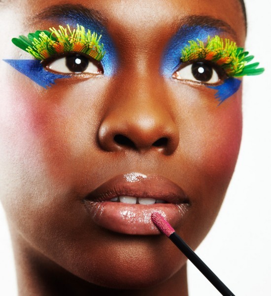 Maquiagem de carnaval para mulher negra