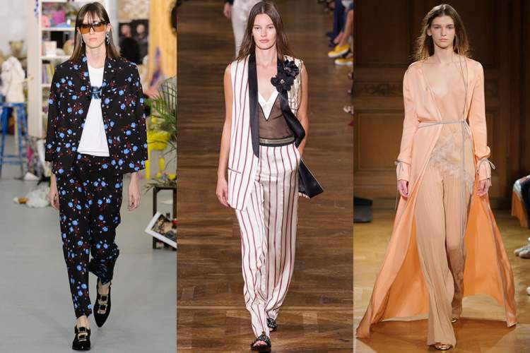look pijama é uma das principais tendências da moda primavera verão 2018