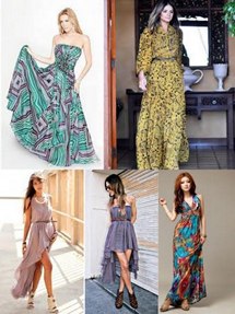 A moda dos novos modelos e tendências de vestidos longos