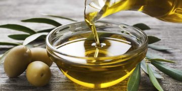 Azeite de oliva para olheira