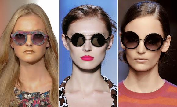 oculos redondos entre as tendências para a Primavera Verão 2015