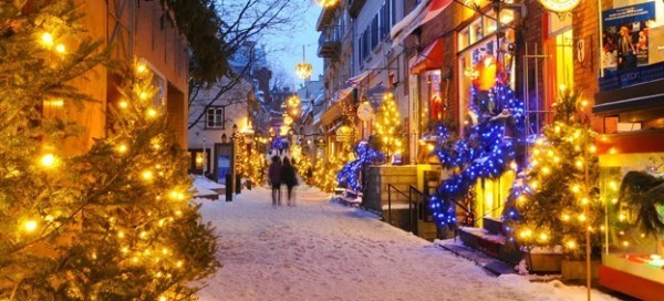 Quebec Canada Lugar para passar o Natal