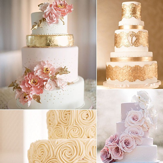 bolos que Tendências para Casamentos 2015