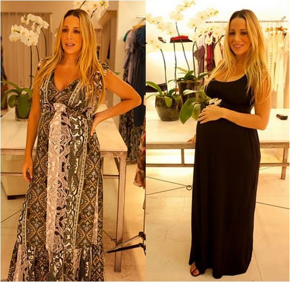 vestidos de festa para grávidas elegantes