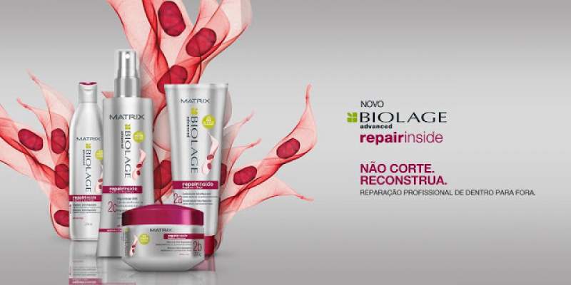 Matrix Biolage Repairinside é um dos 5 melhores shampoos para cabelos com progressiva