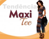Tendência da moda feminina: Maxi Tee