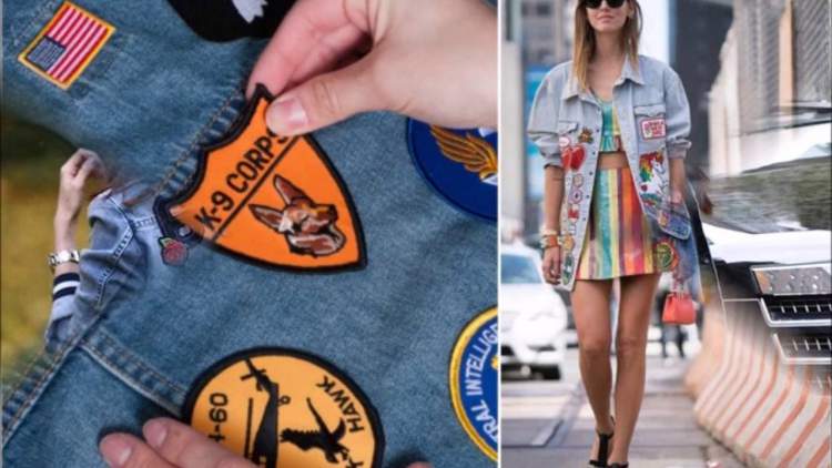 Jeans com patches são tendências da moda primavera verão 2017/2018