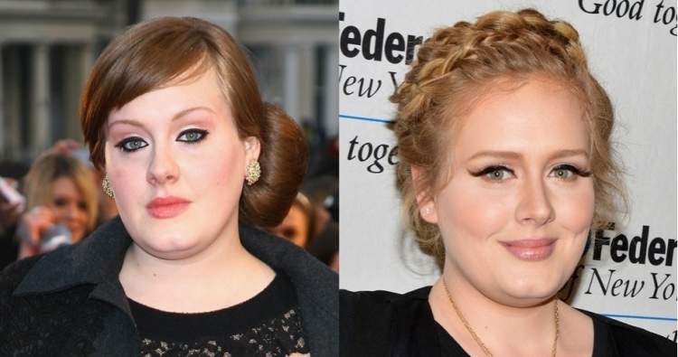 Sobrancelhas da Adele - Antes e Depois