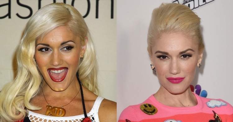 Sobrancelhas da Gwen Stefani - Antes e Depois
