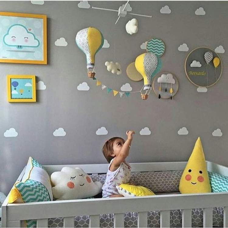 Ideia de decoração do quarto do bebê: 28 ideias lindas para você se inspirar