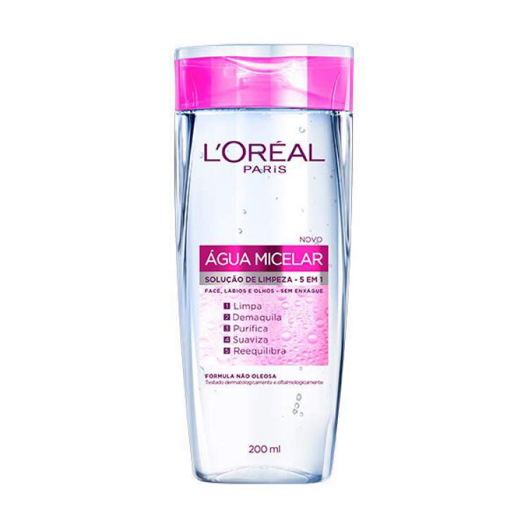 Água Micelar Solução de Limpeza Facial 5 em 1, L’Oréal Paris