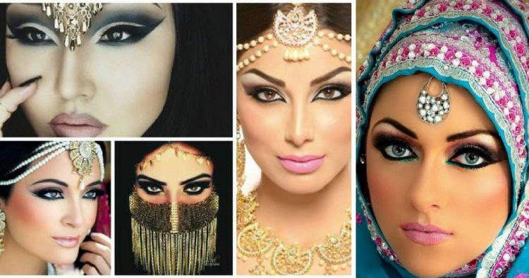 Fotos da maquiagem árabe