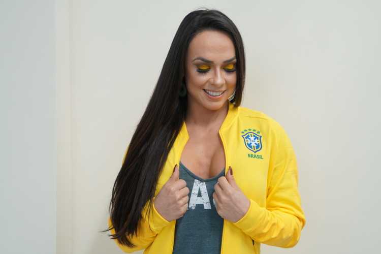 Maquiagem verde e amarela para torcer pelo Brasil na copa