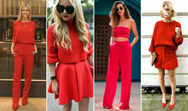 Peças vermelhas é uma das tendências da moda verão 2019