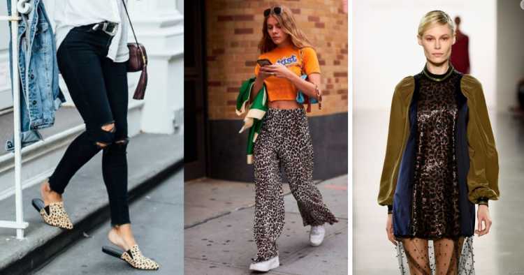 Animal print repaginado é uma das tendências de moda que seguirão absolutas em 2019