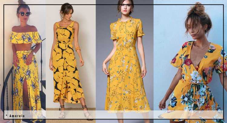 Looks amarelos é uma das tendências de moda que seguirão absolutas em 2019