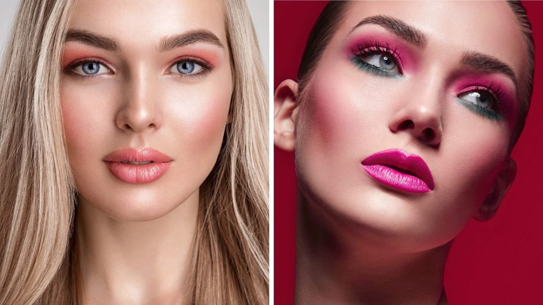 maquiagem monocromática rosa é uma das tendências de maquiagem outono inverno 2020 - [Fotos: shutterstock]