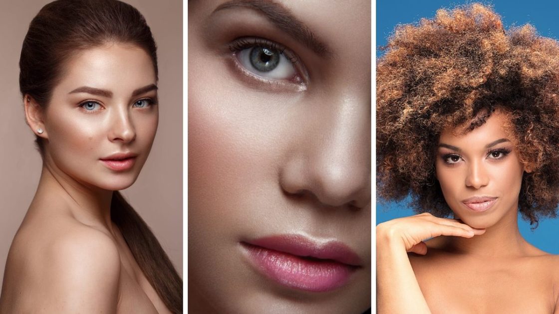 Pele natural e iluminada é uma das tendências de maquiagem outono inverno 2020 - [Fotos: shutterstock]